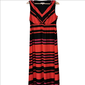 Summer Northern Reflections Maxi Dress. Striped, size small. EUC